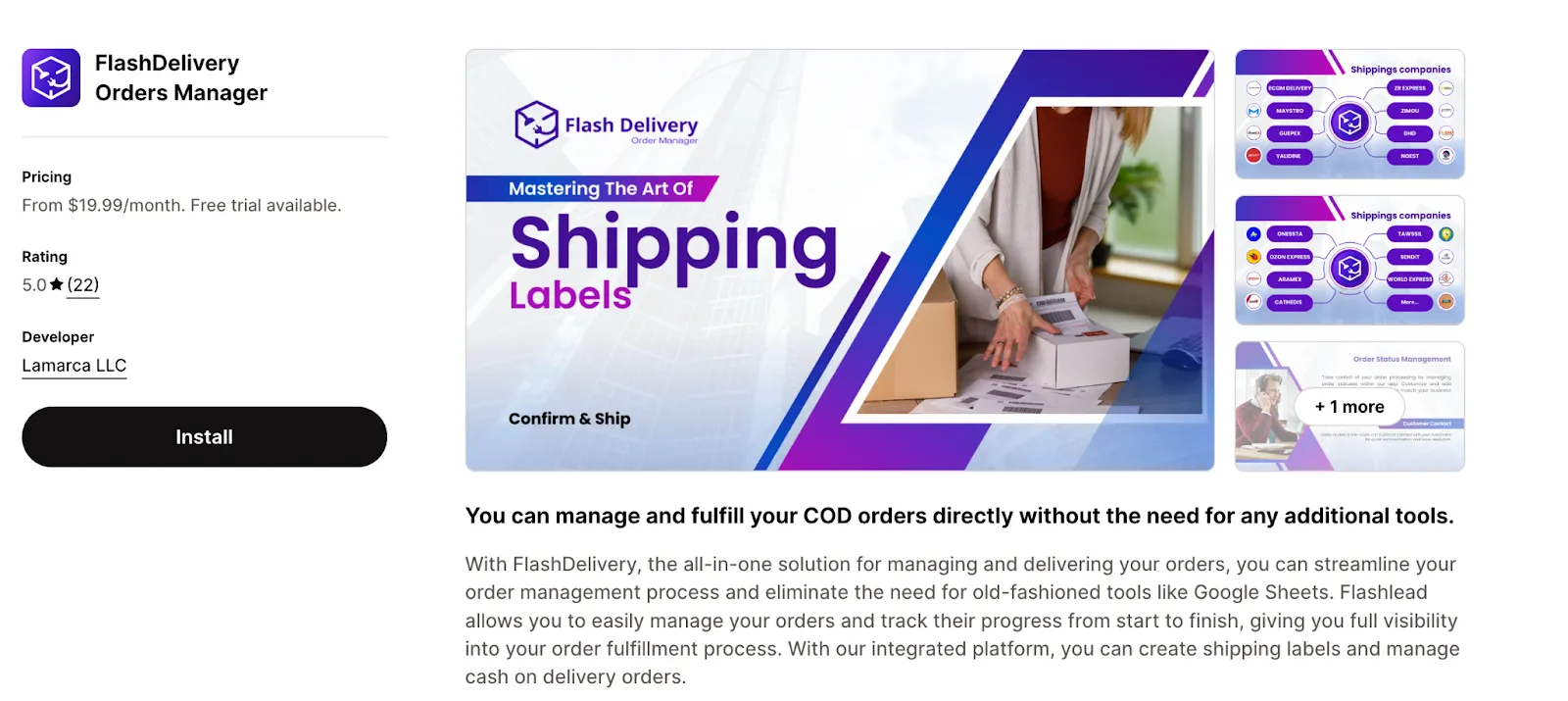 FlashDelivery Orders Manager